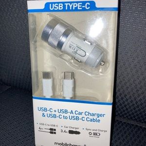 ⚜️Type-C Phone Car Charging Kit!